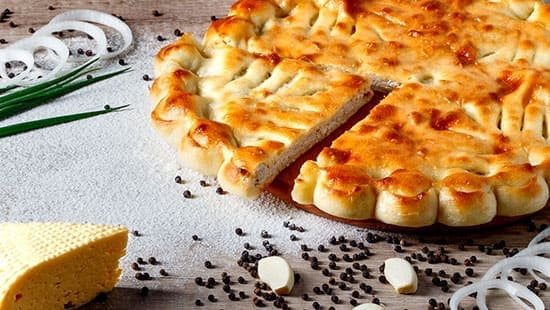 Осетинский пирог с индейкой и сыром - фото 3