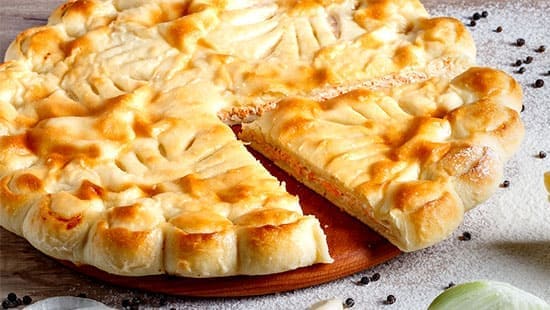 Осетинский пирог с лососем и сыром - фото 2