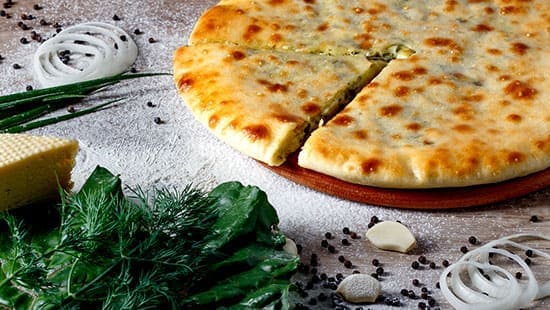 Осетинский пирог Со свекольными листьям, сыром и зеленью (цахараджын) - фото 3